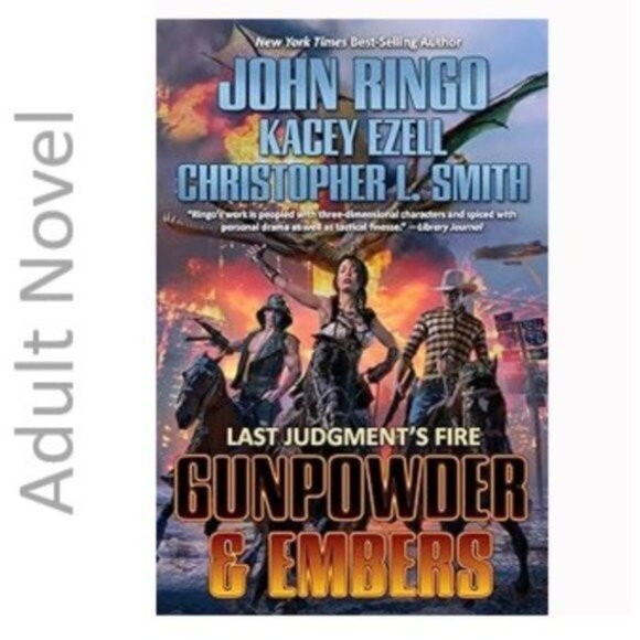 3/$13 Last Judgement's Fire 1: Gunpowder and Embers 2019 adult fiction book - Picture 1 of 6